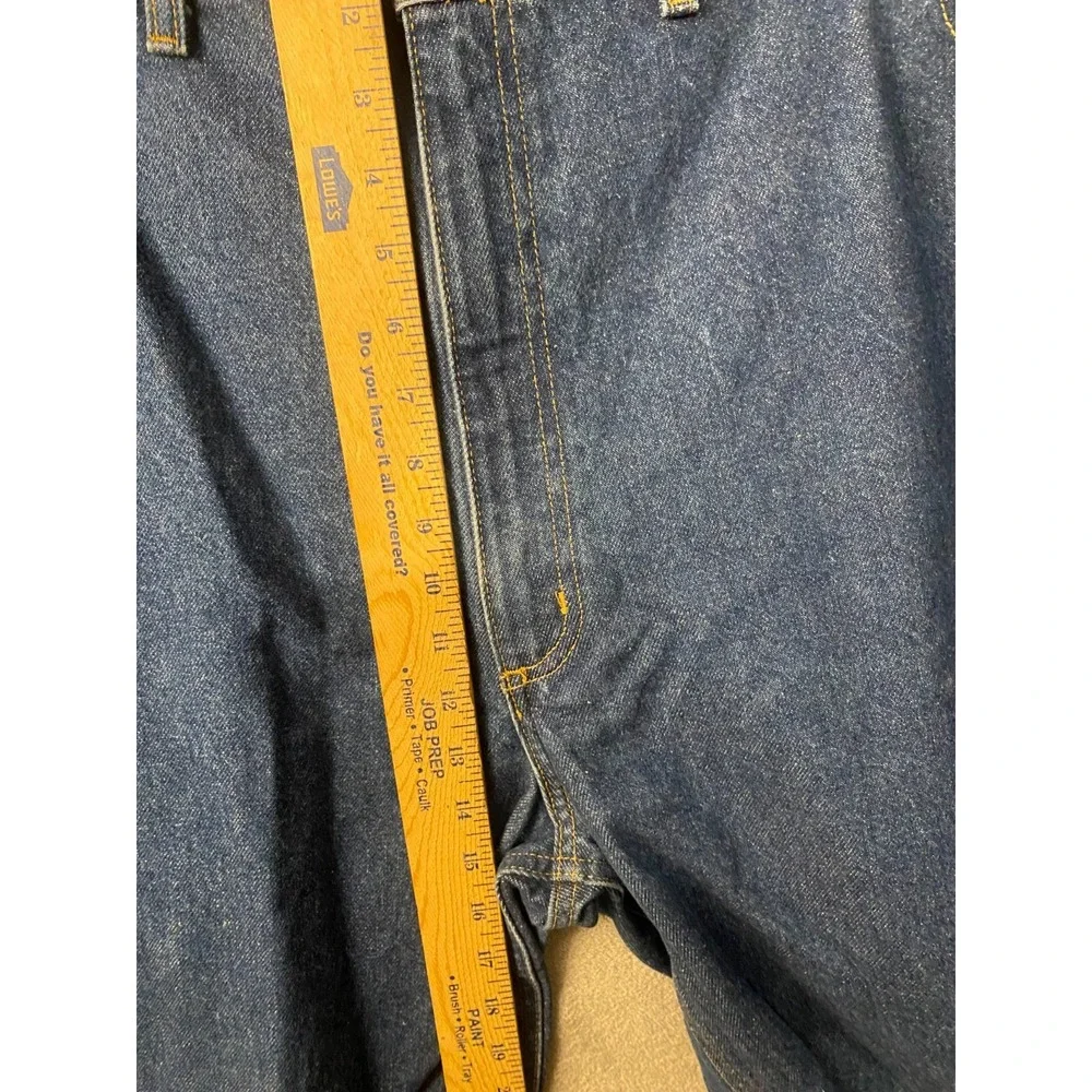 Carhartt Men's Jeans 50x30 Blue B160 DST Relaxed Fit Workwear Denim